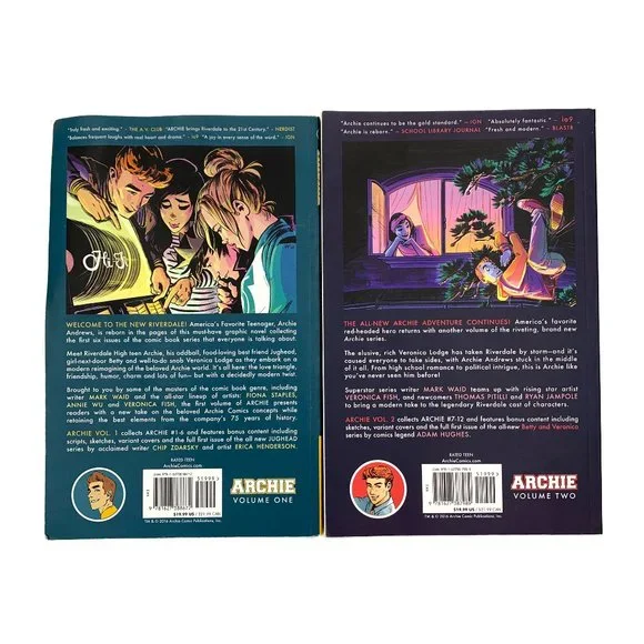 Archie Graphic Novels Volumes 1 to 4 Mark Waid - Picture 4 of 6